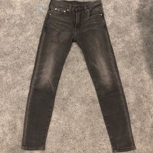 Frye dark grey skinny jeans